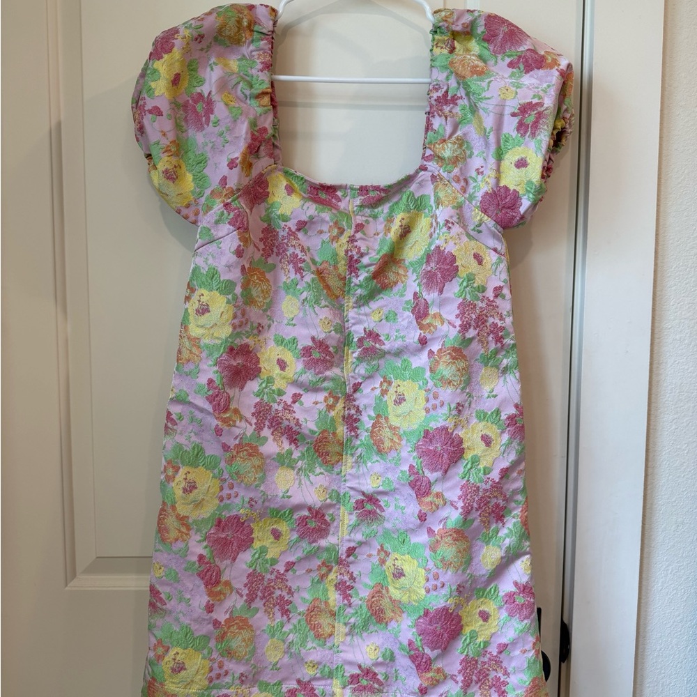 THML Floral Dress - Pink, Yellow, Green
